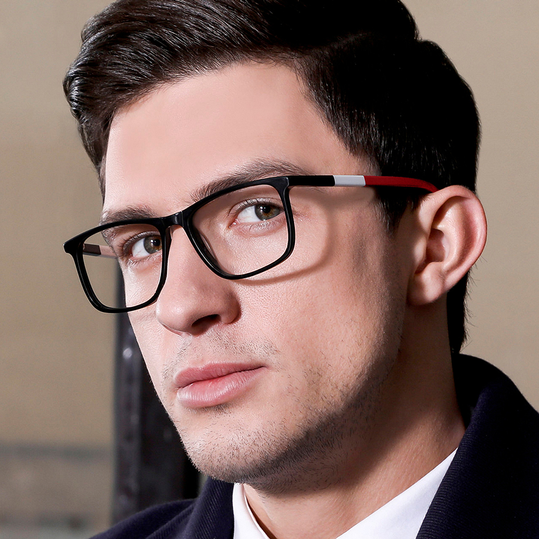 Vincent Chase Online Black Full Rim Square right side