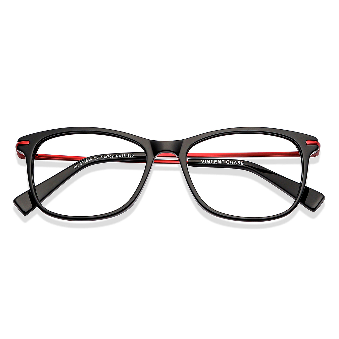 Vincent Chase Online Black Full Rim Rectangle left side