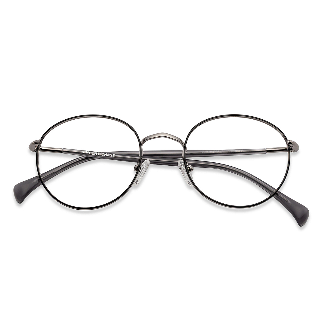 Vincent Chase Online Mid Gunmetal Full Rim Round right side
