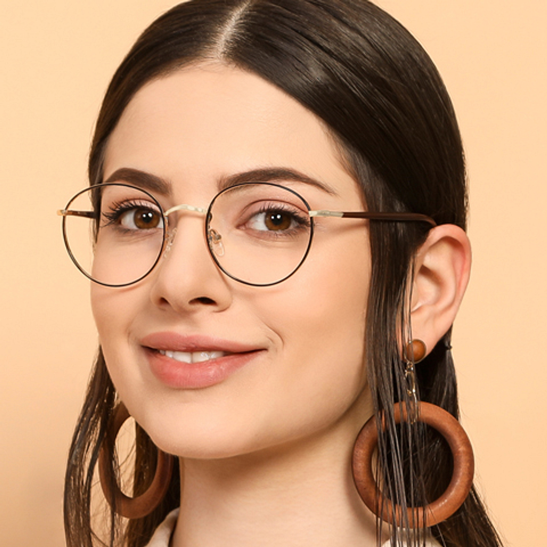 Vincent Chase Online Gold Full Rim Round right side