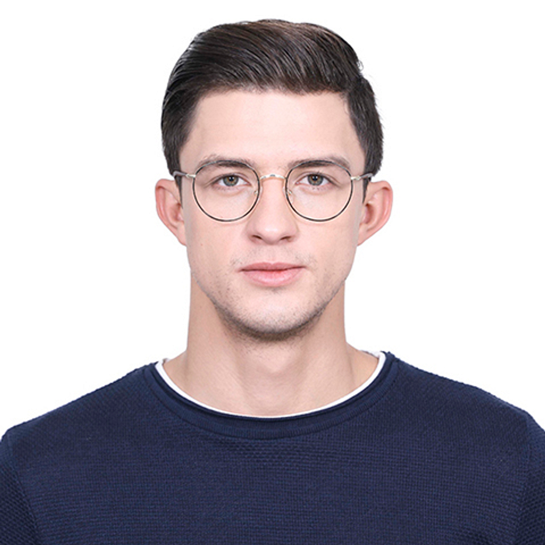 Vincent Chase Online Gold Full Rim Round right side