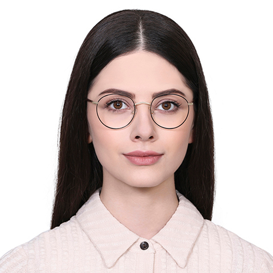 Vincent Chase Online Gold Full Rim Round left side