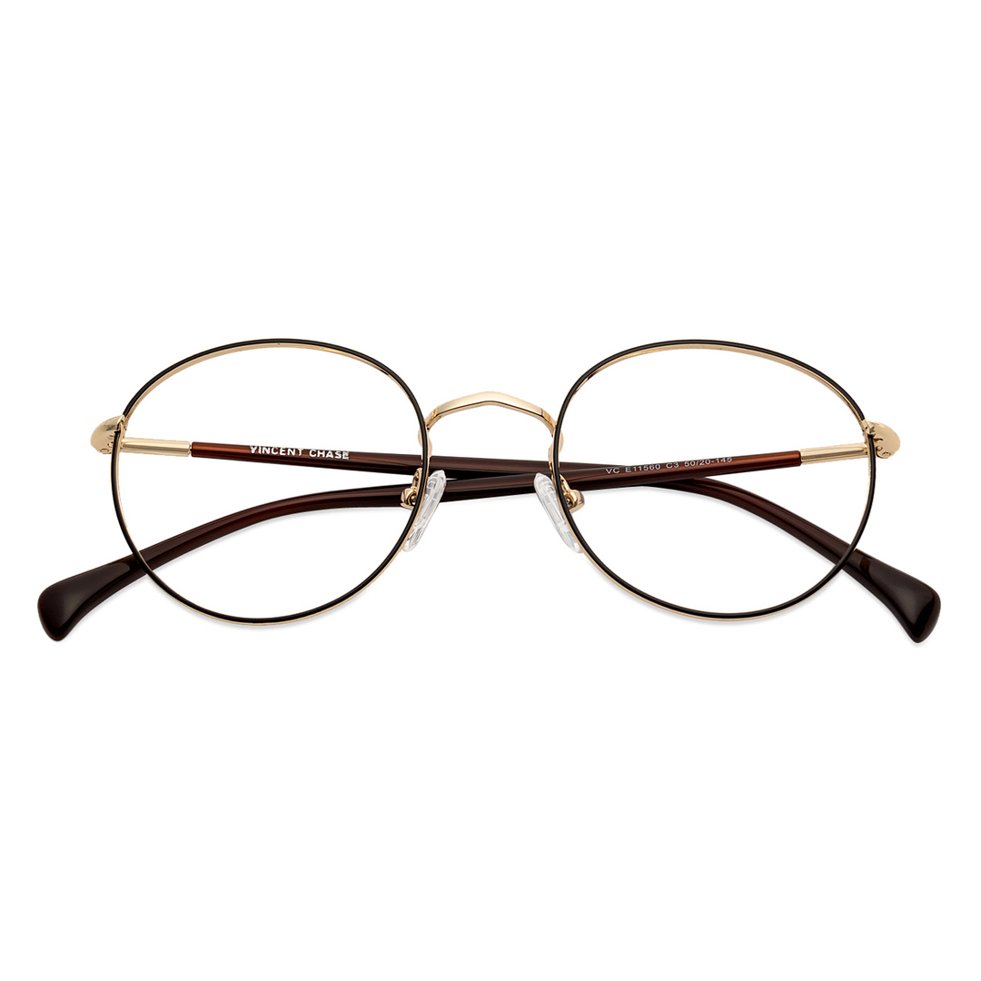 Vincent Chase Online Gold Full Rim Round right side