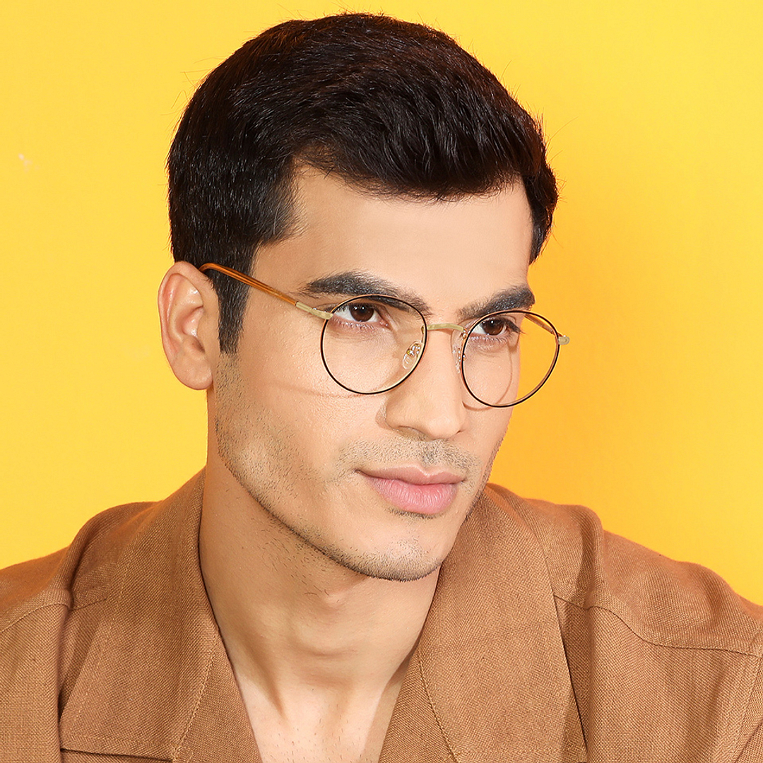 Vincent Chase Online Gold Full Rim Round right side