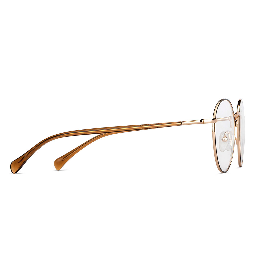Vincent Chase Online Black Full Rim Round left side