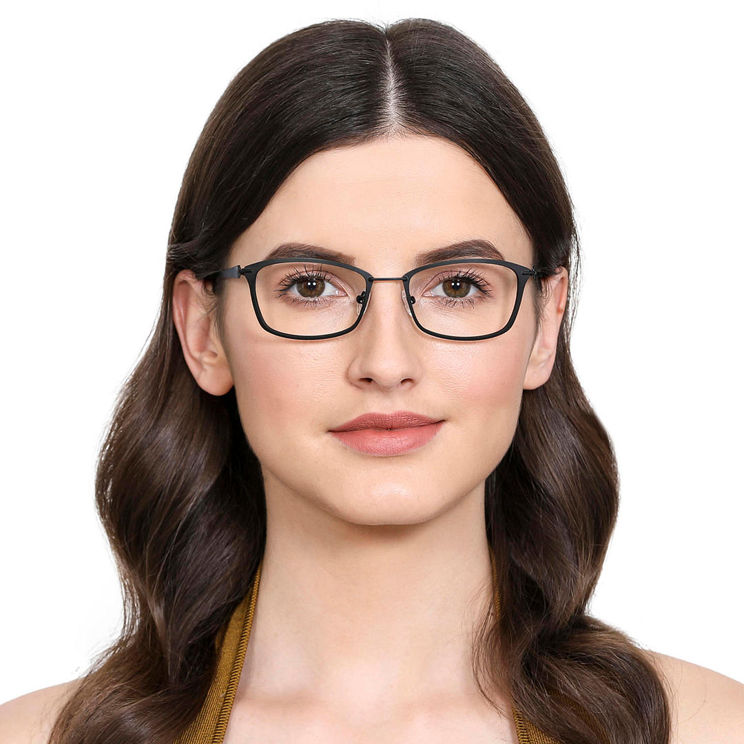 Vincent Chase Online Black Full Rim Rectangle left side