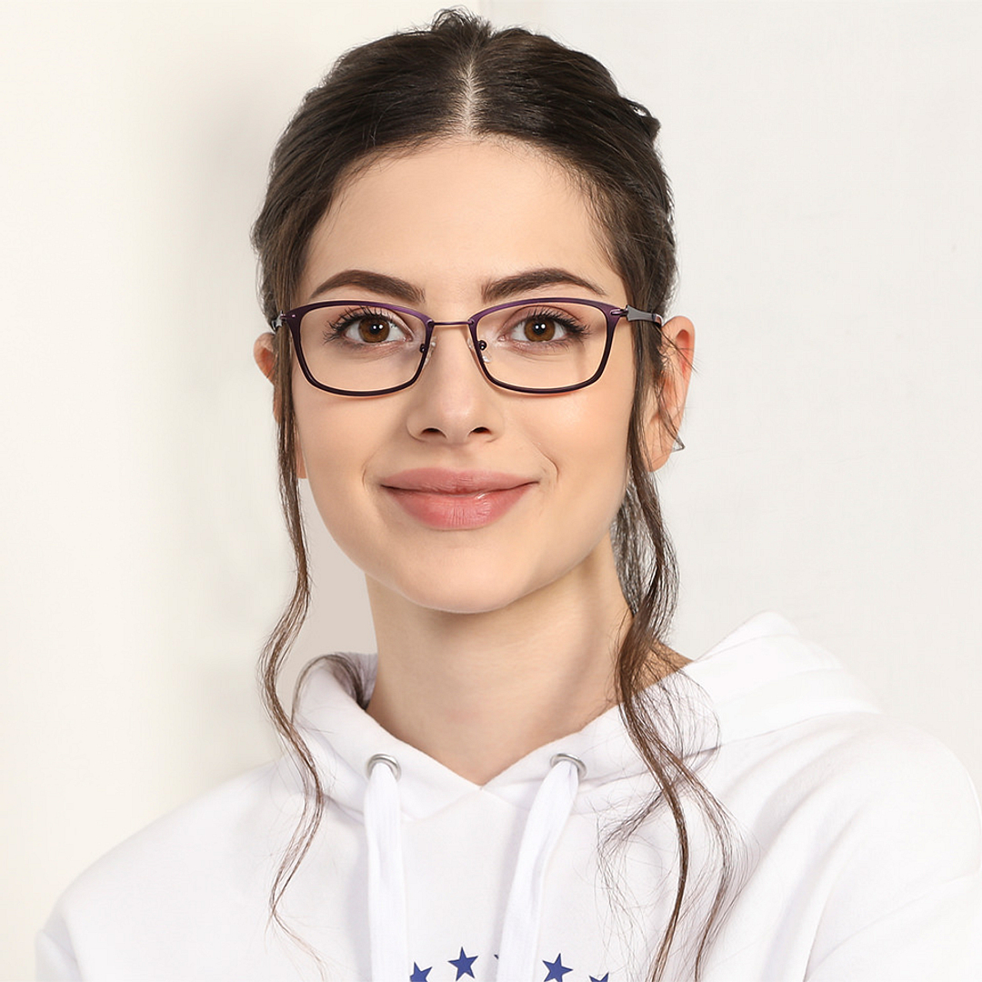 Vincent Chase Online Purple Full Rim Rectangle right side