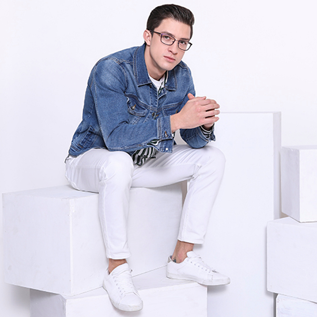 Vincent Chase Online Purple Full Rim Rectangle right side