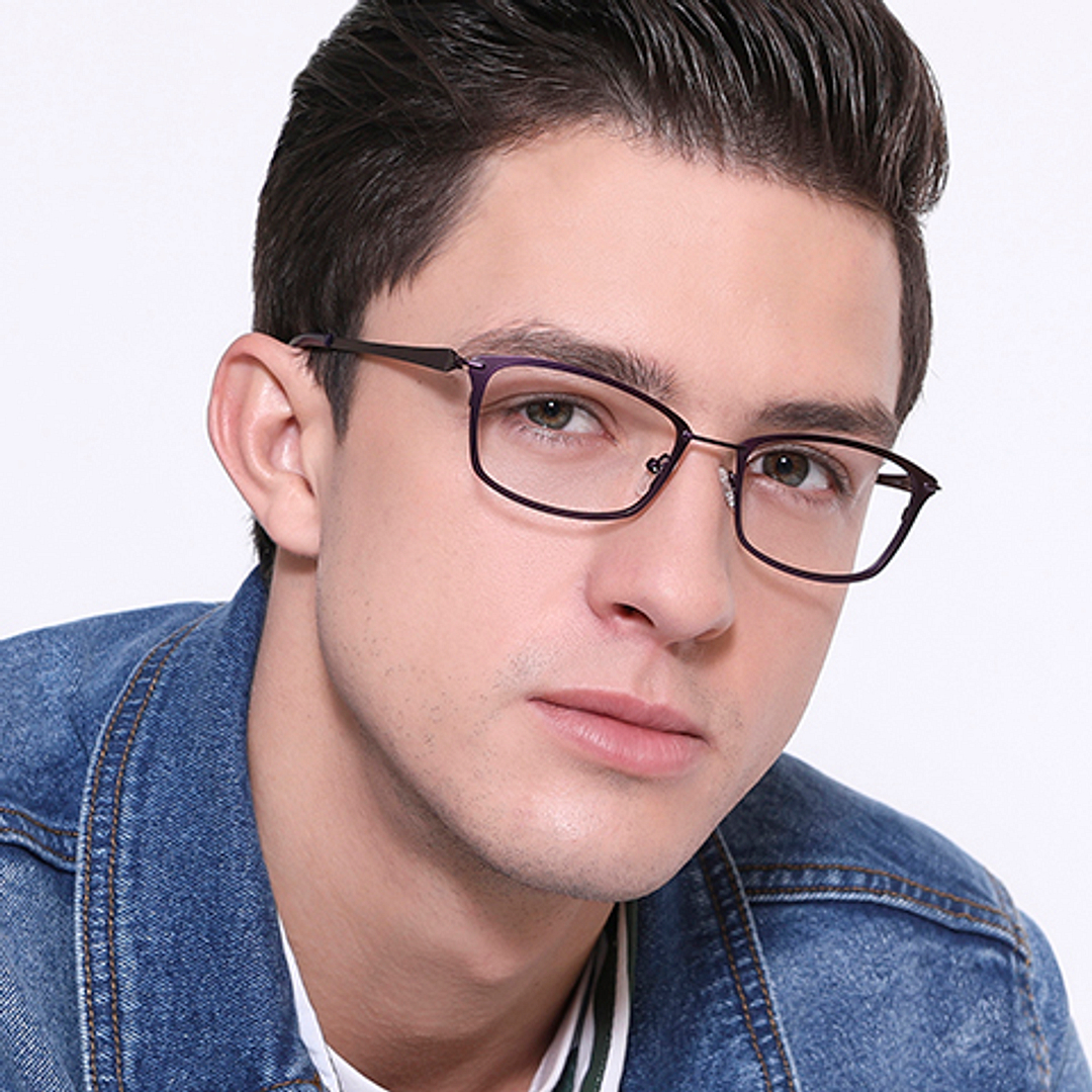 Vincent Chase Online Purple Full Rim Rectangle right side