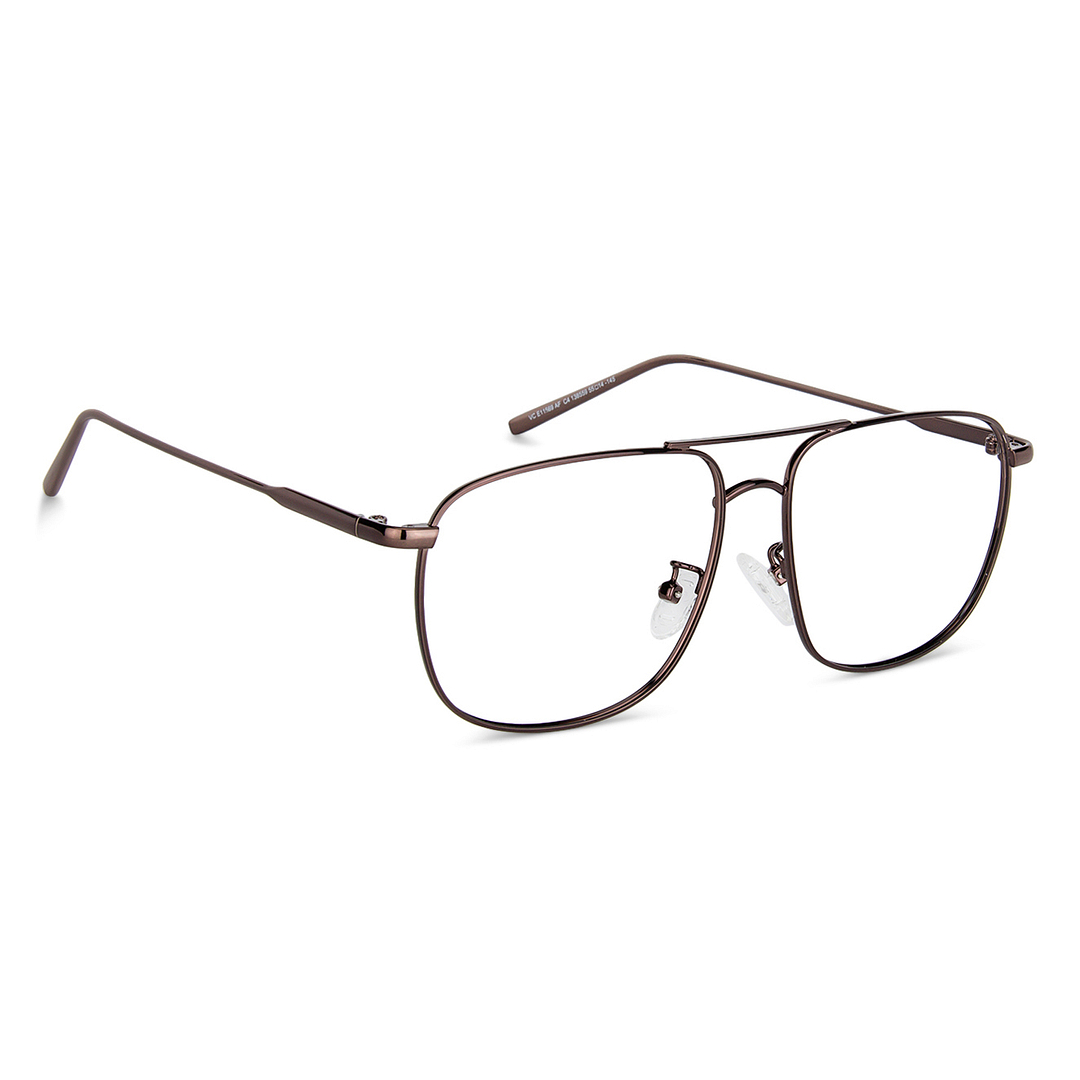 Vincent Chase Online Dark Brown Full Rim Aviator left side