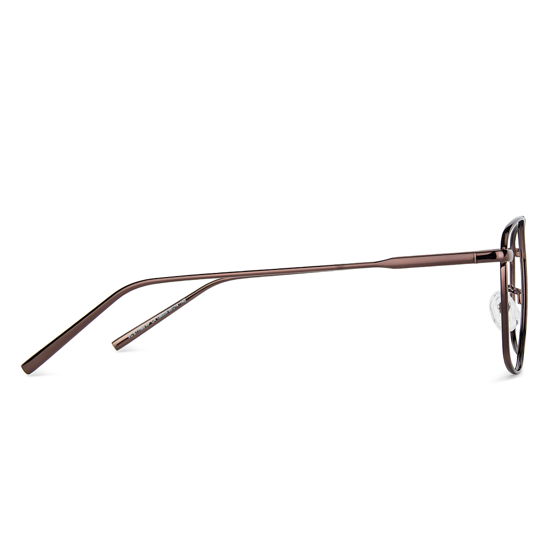 Vincent Chase Online Dark Brown Full Rim Aviator right side