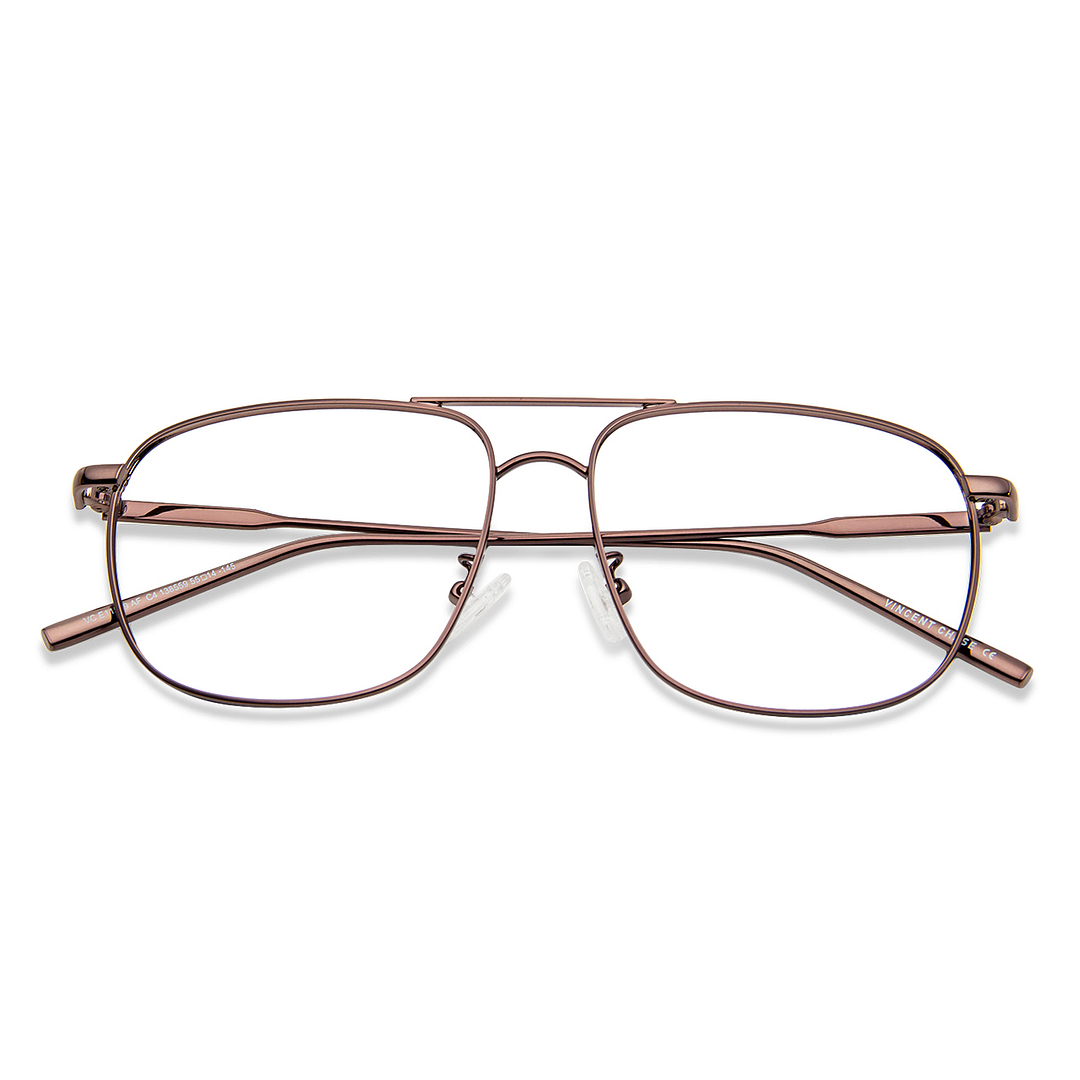 Vincent Chase Online Dark Brown Full Rim Aviator right side