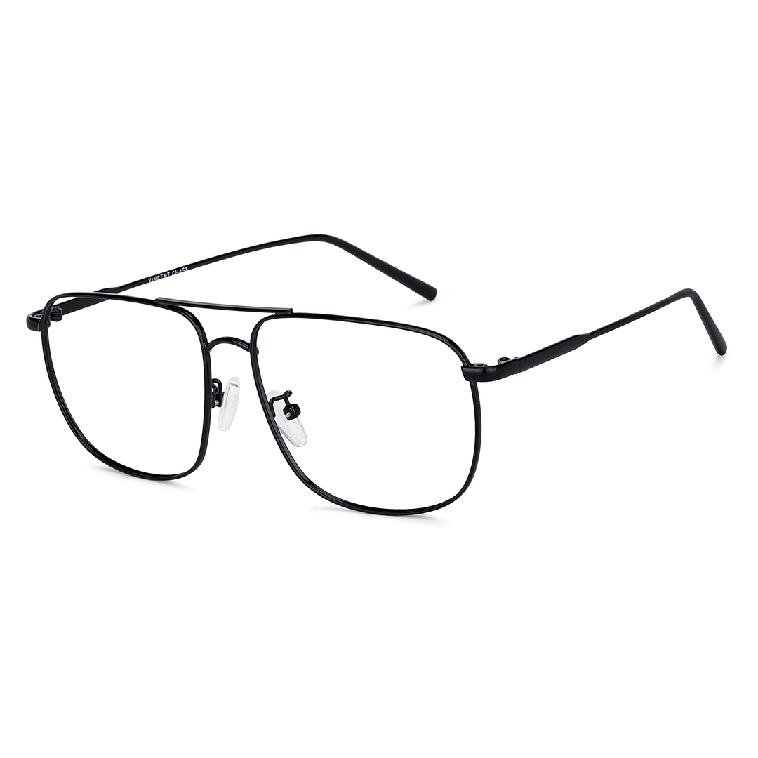 Vincent Chase Online Black Full Rim Aviator right side