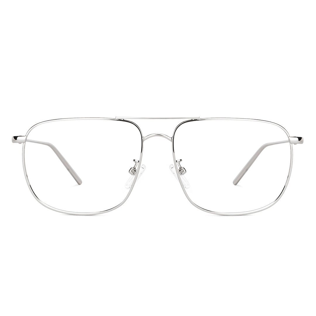 Vincent Chase Online Silver Full Rim Aviator left side