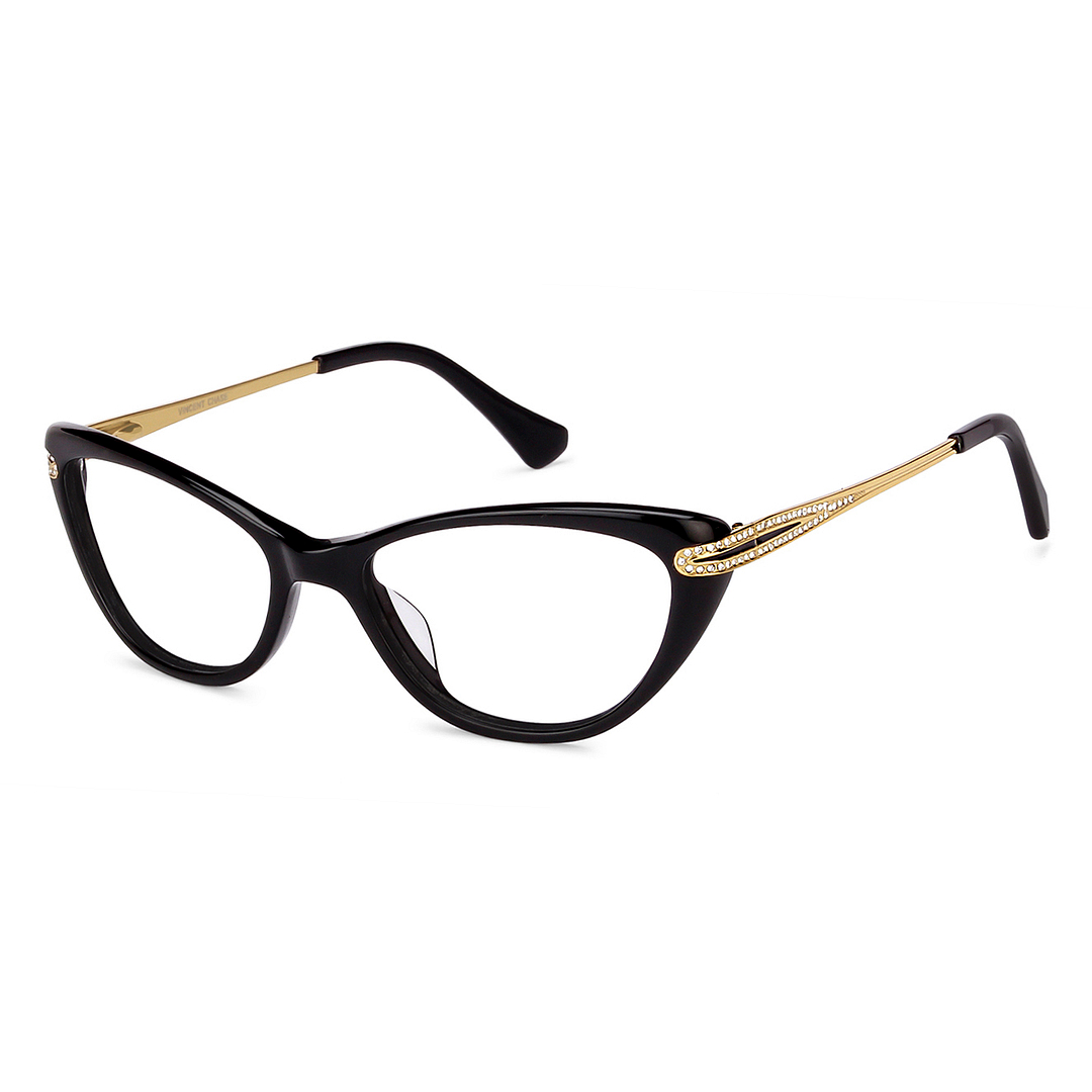 Vincent Chase Online Black Full Rim Cat Eye right side