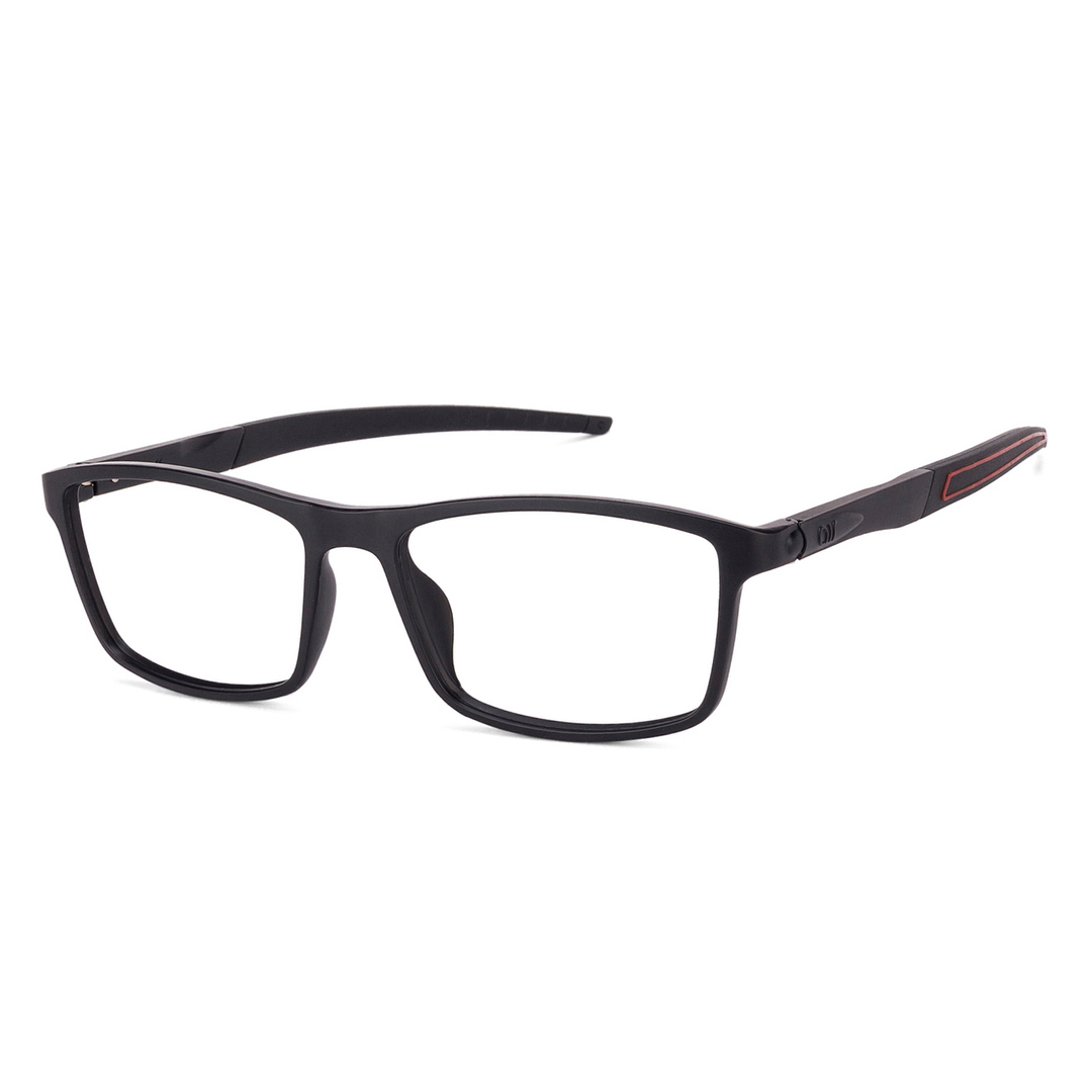 Lenskart Air Online Black Full Rim Rectangle left side