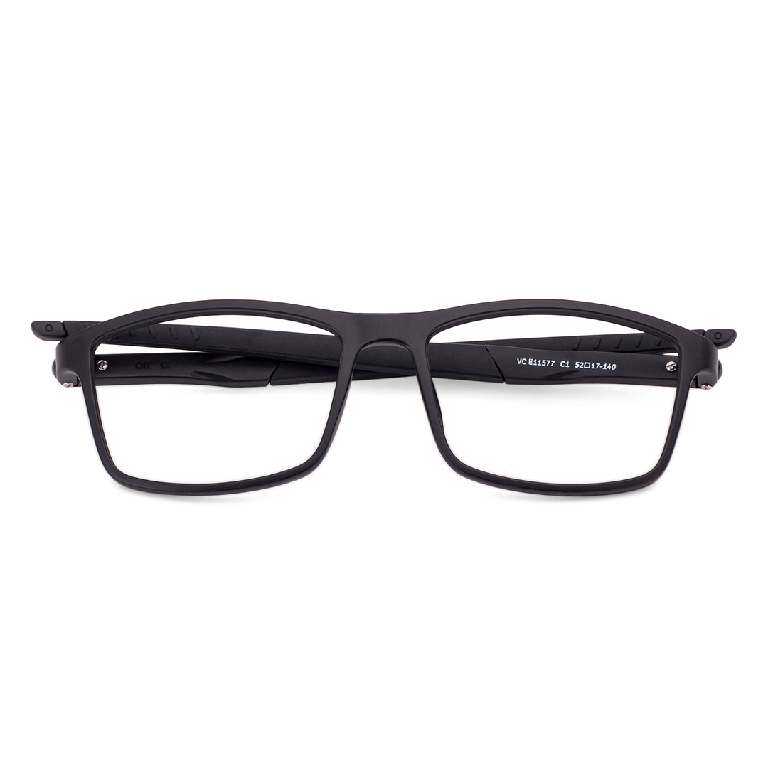 Lenskart Air Online Black Full Rim Rectangle left side