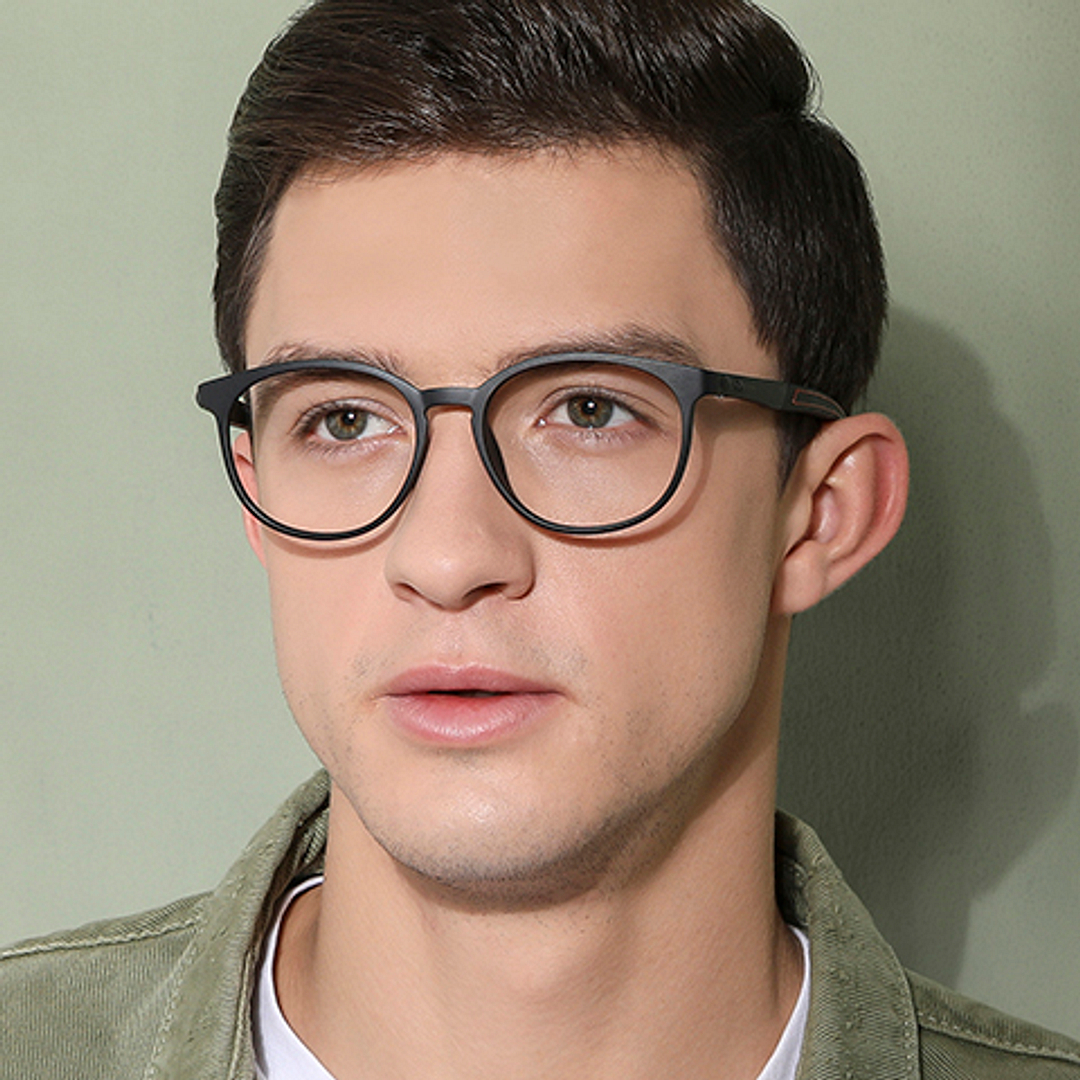 Lenskart Air Online Black Full Rim Round right side