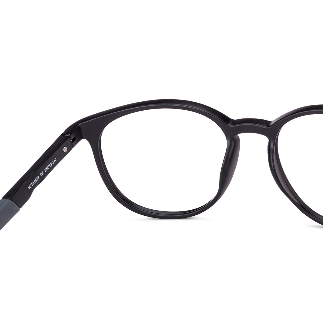 Lenskart Air Online Black Full Rim Round left side