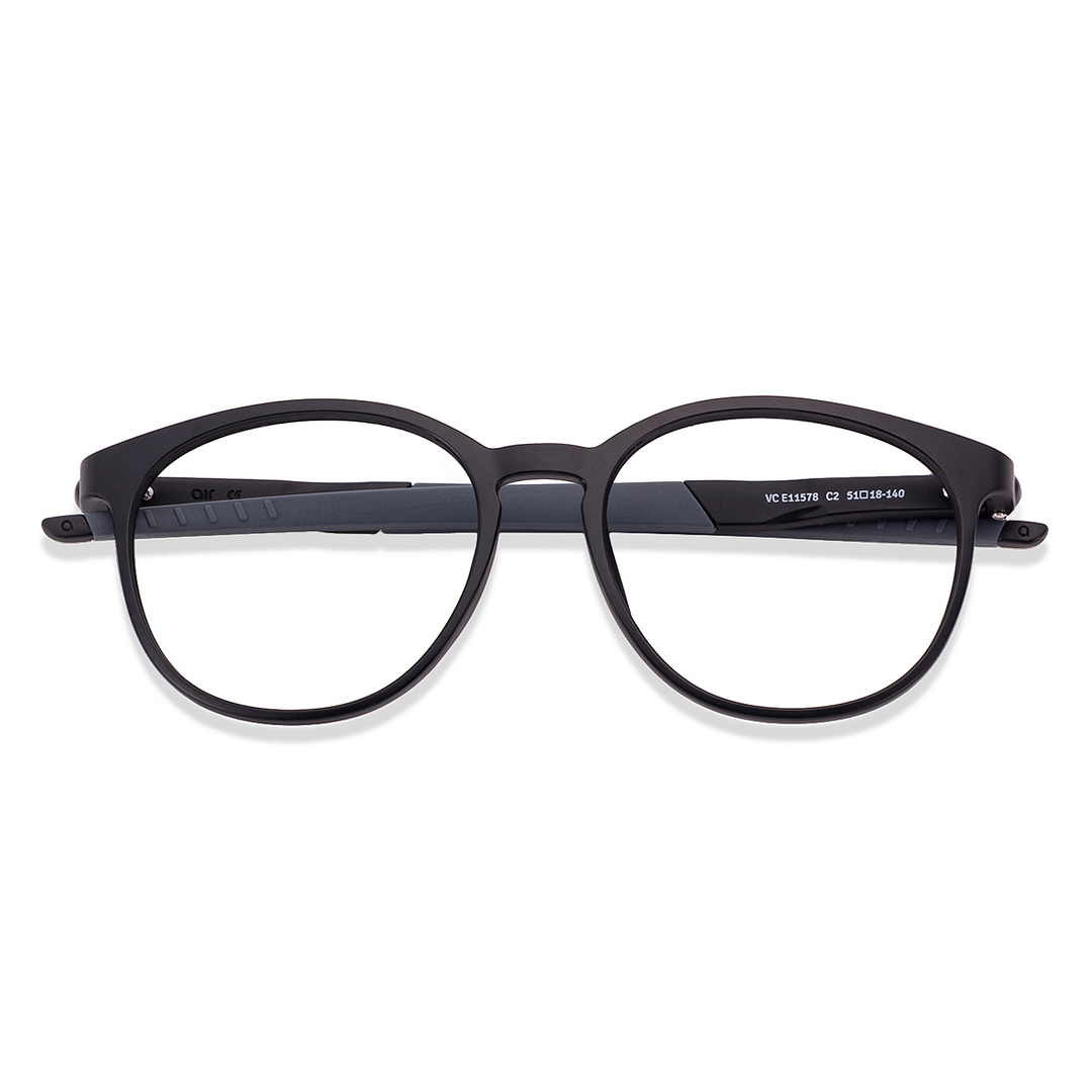 Lenskart Air Online Black Full Rim Round right side