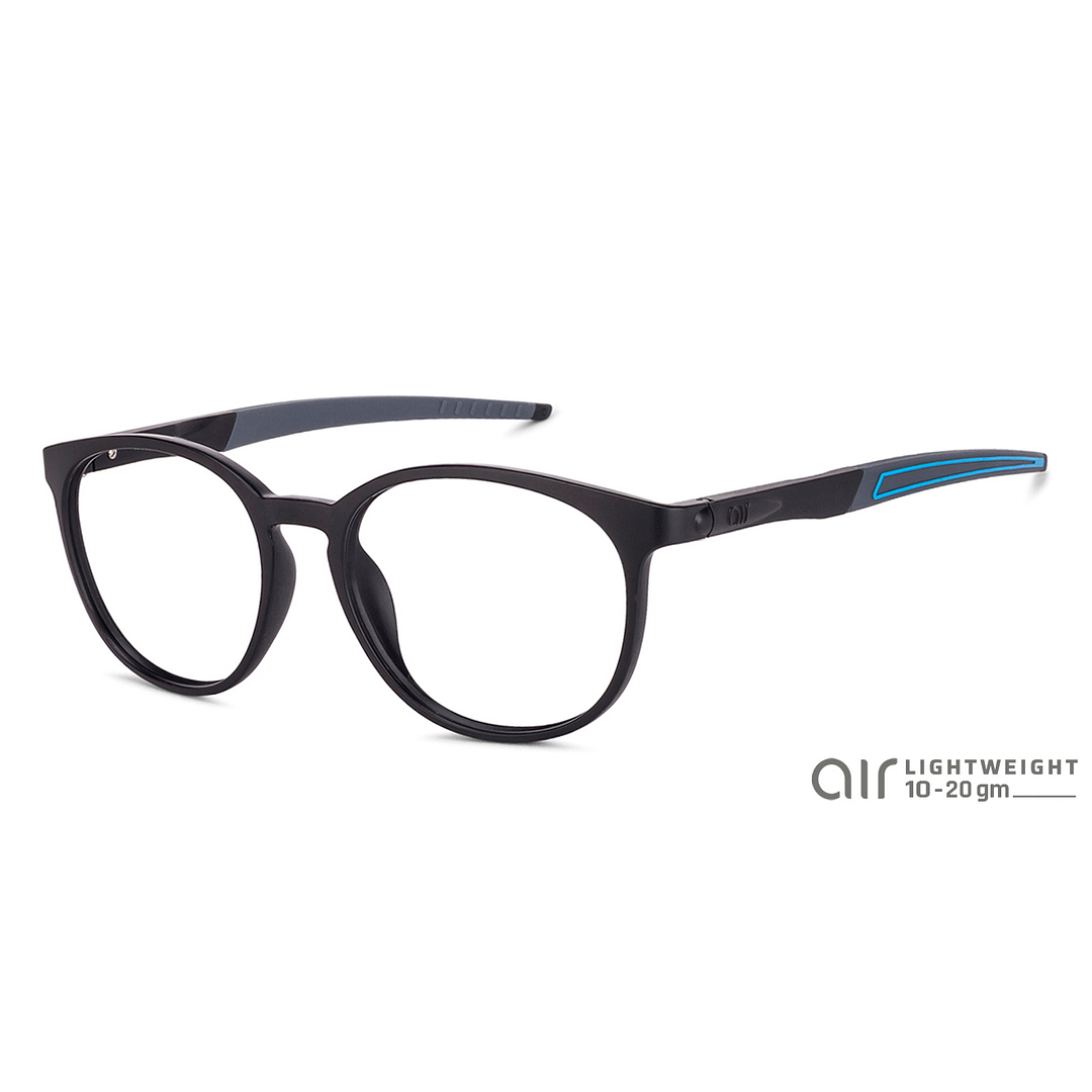Lenskart Air Online Black Full Rim Round right side