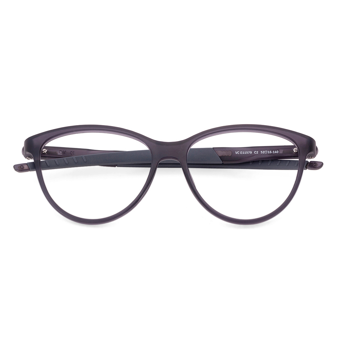 Lenskart Air Online Gray Transparent Full Rim Cat Eye right side