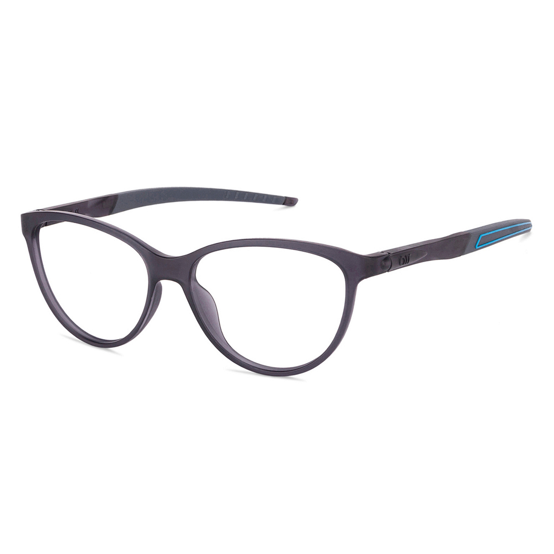Lenskart Air Online Gray Transparent Full Rim Cat Eye left side