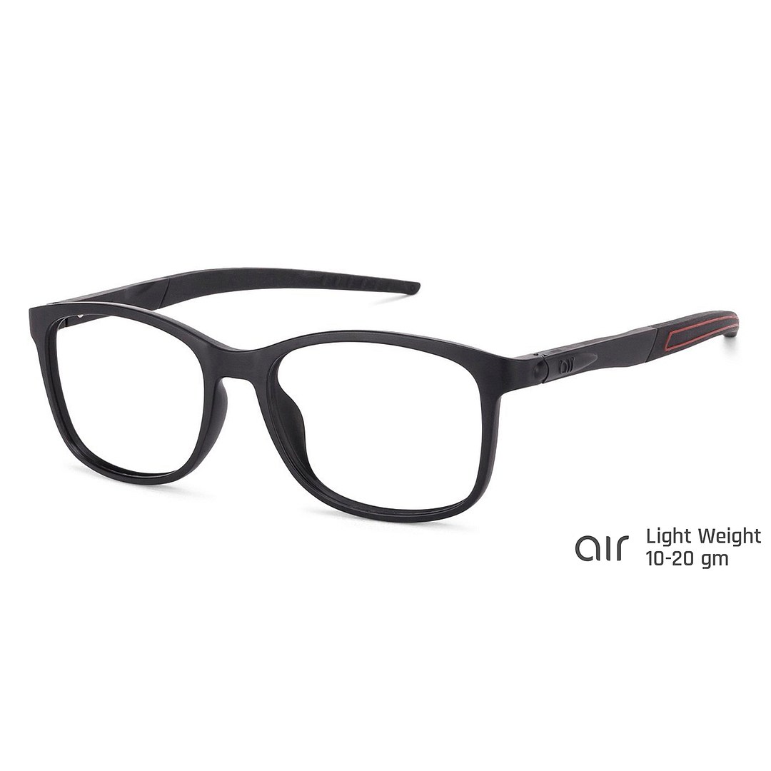 Lenskart Air Online Black Full Rim Square left side