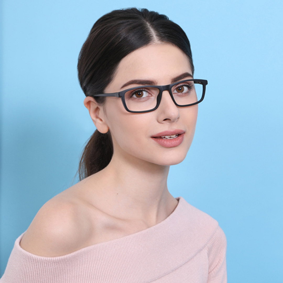 Lenskart Air Online Black Full Rim Rectangle right side