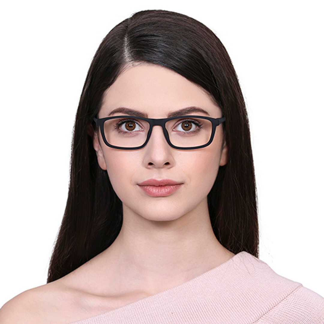Lenskart Air Online Black Full Rim Rectangle left side