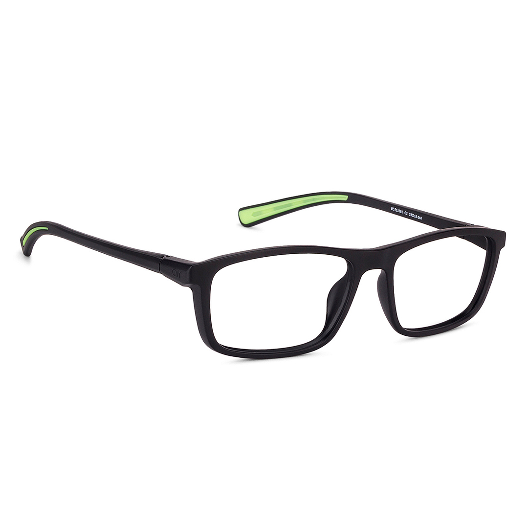 Lenskart Air Online Black Full Rim Rectangle left side