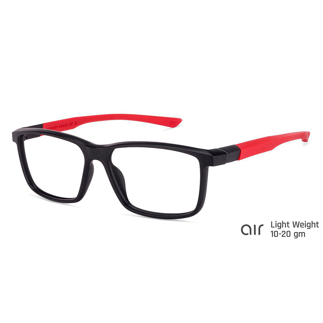 Lenskart Air Online Black Full Rim Rectangle left side