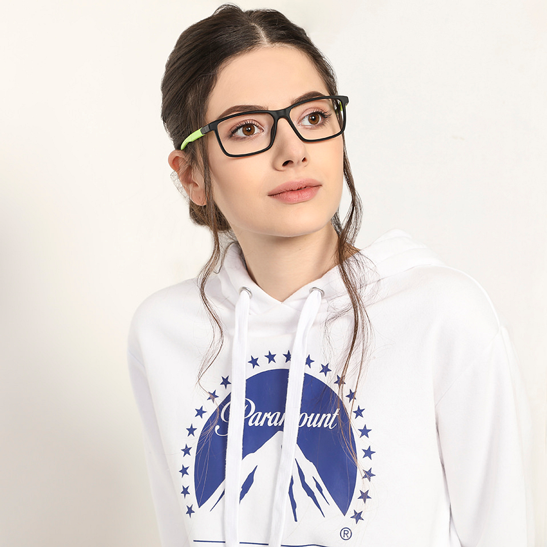 Lenskart Air Online Black Full Rim Rectangle right side