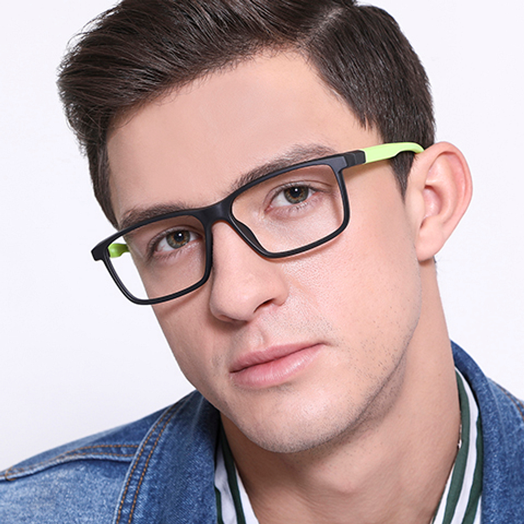 Lenskart Air Online Black Full Rim Rectangle right side