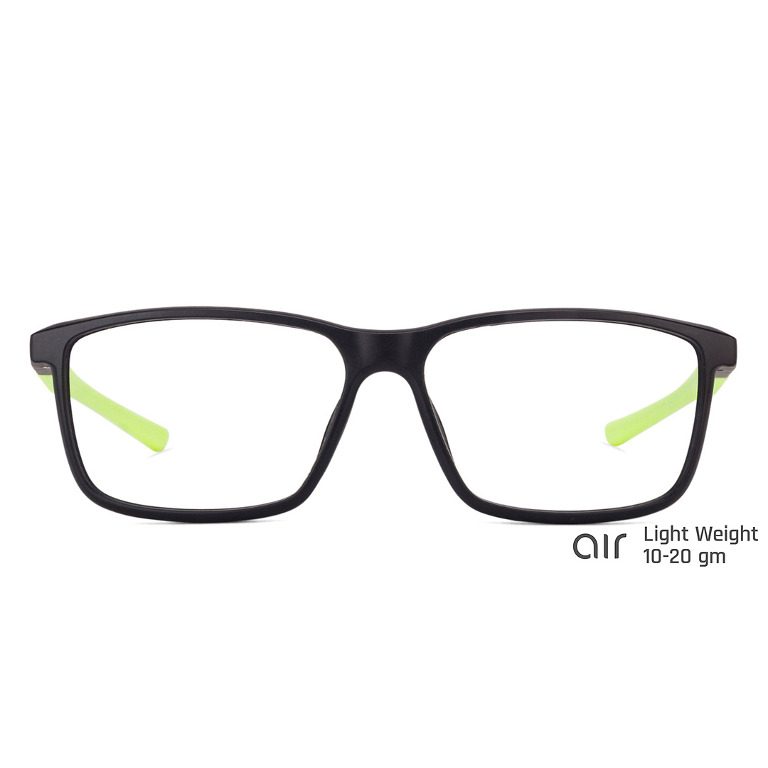 Lenskart Air Online Black Full Rim Rectangle left side