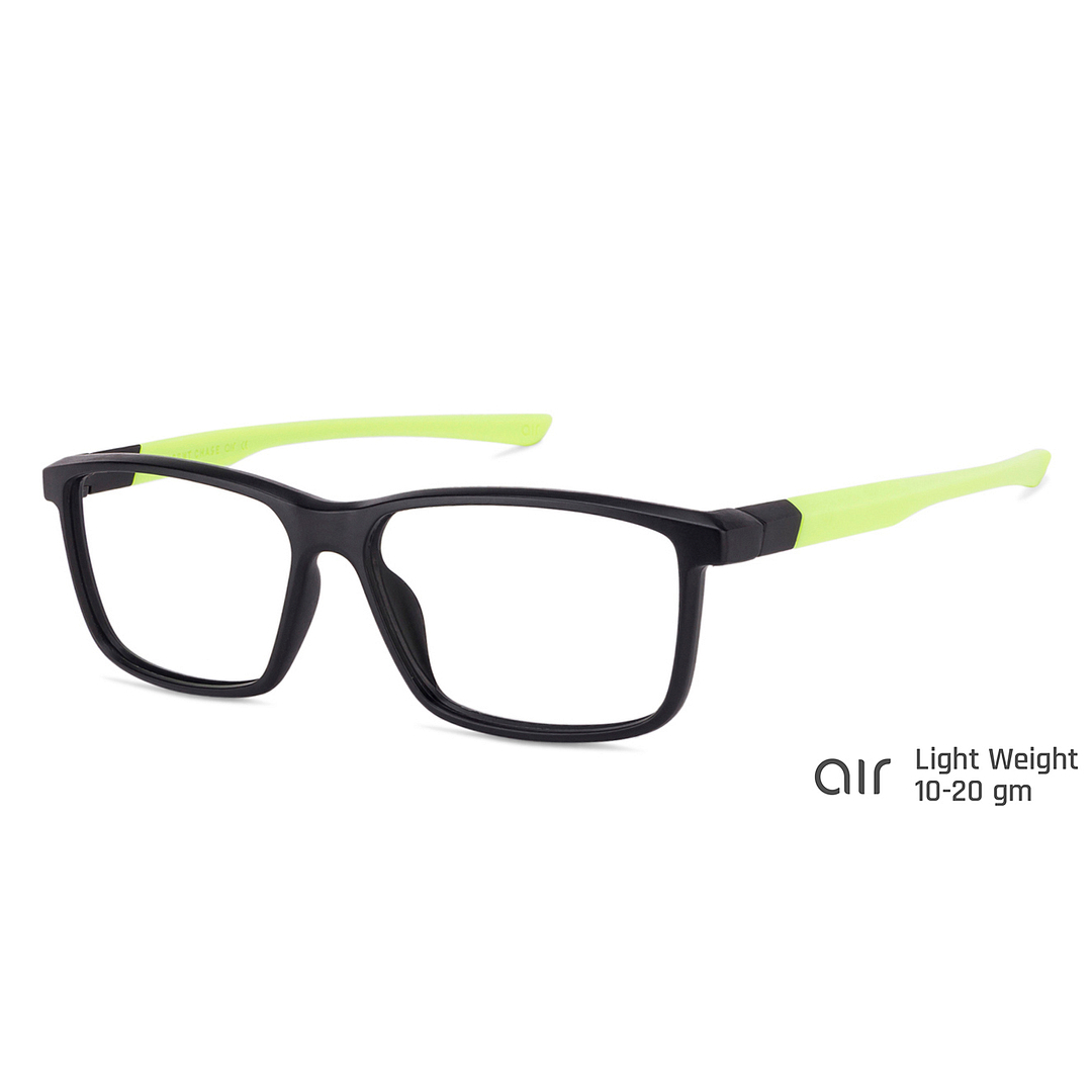 Lenskart Air Online Black Full Rim Rectangle left side