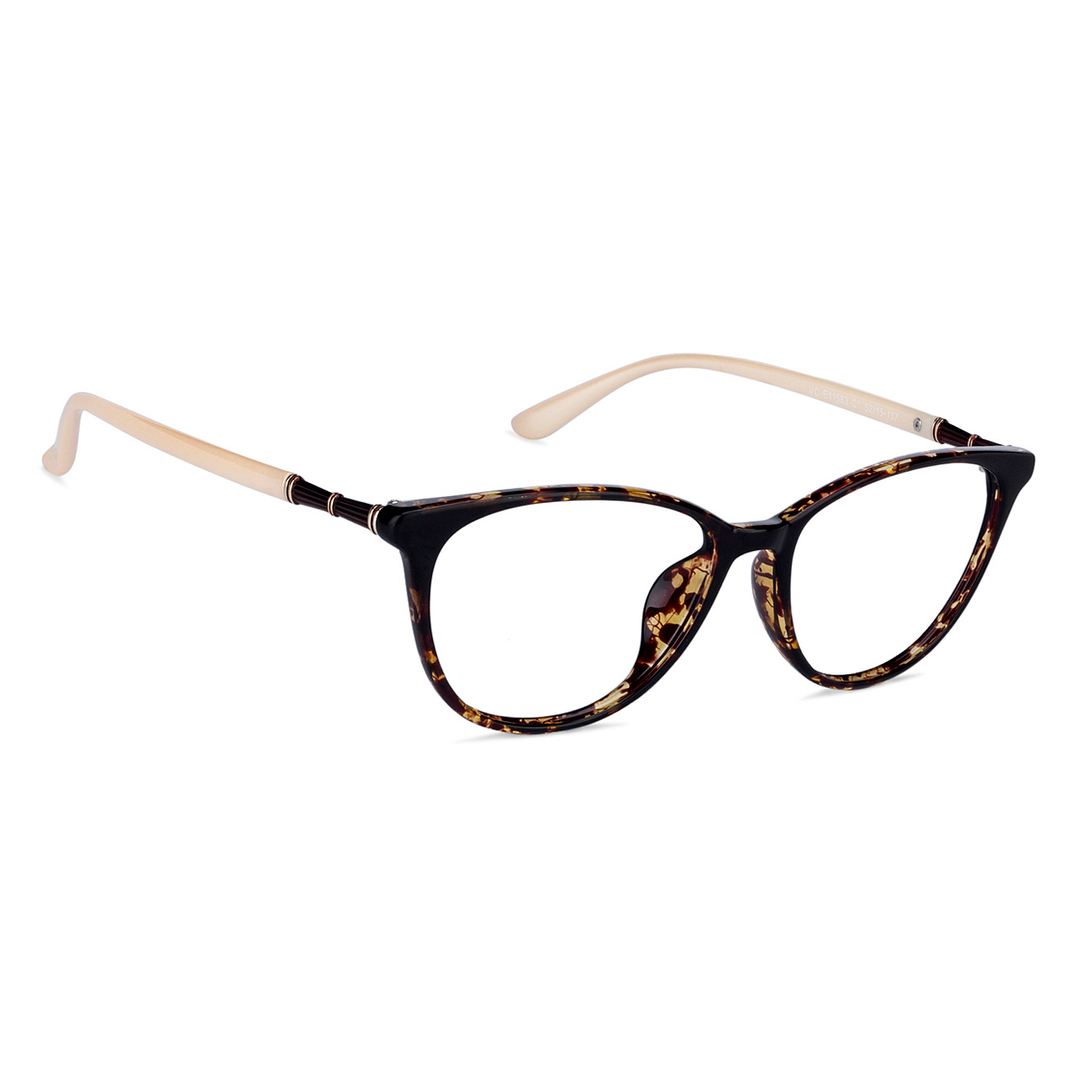 Lenskart Air Online Light Brown Full Rim Cat Eye right side