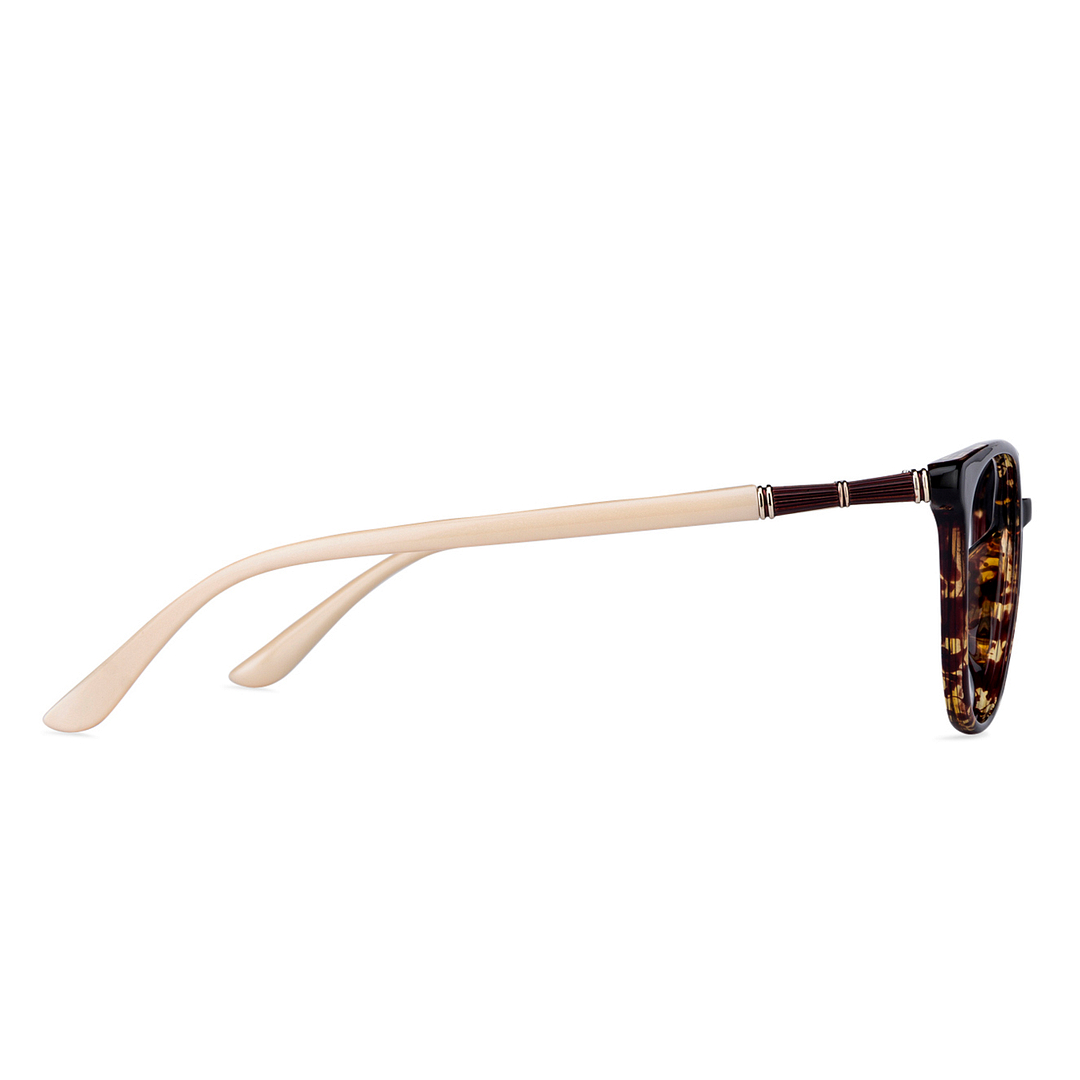 Lenskart Air Online Light Brown Full Rim Cat Eye left side