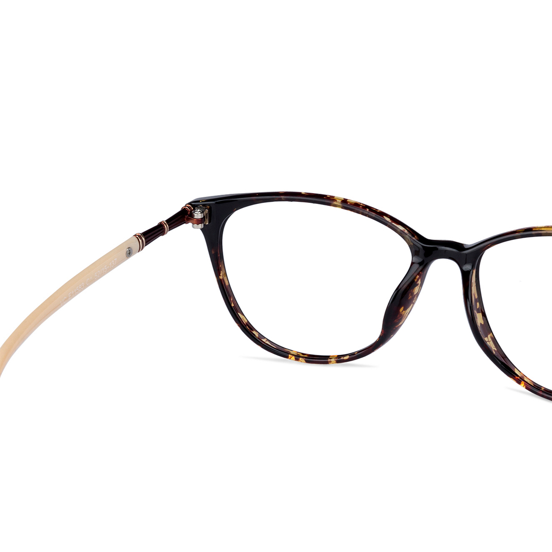 Lenskart Air Online Light Brown Full Rim Cat Eye right side