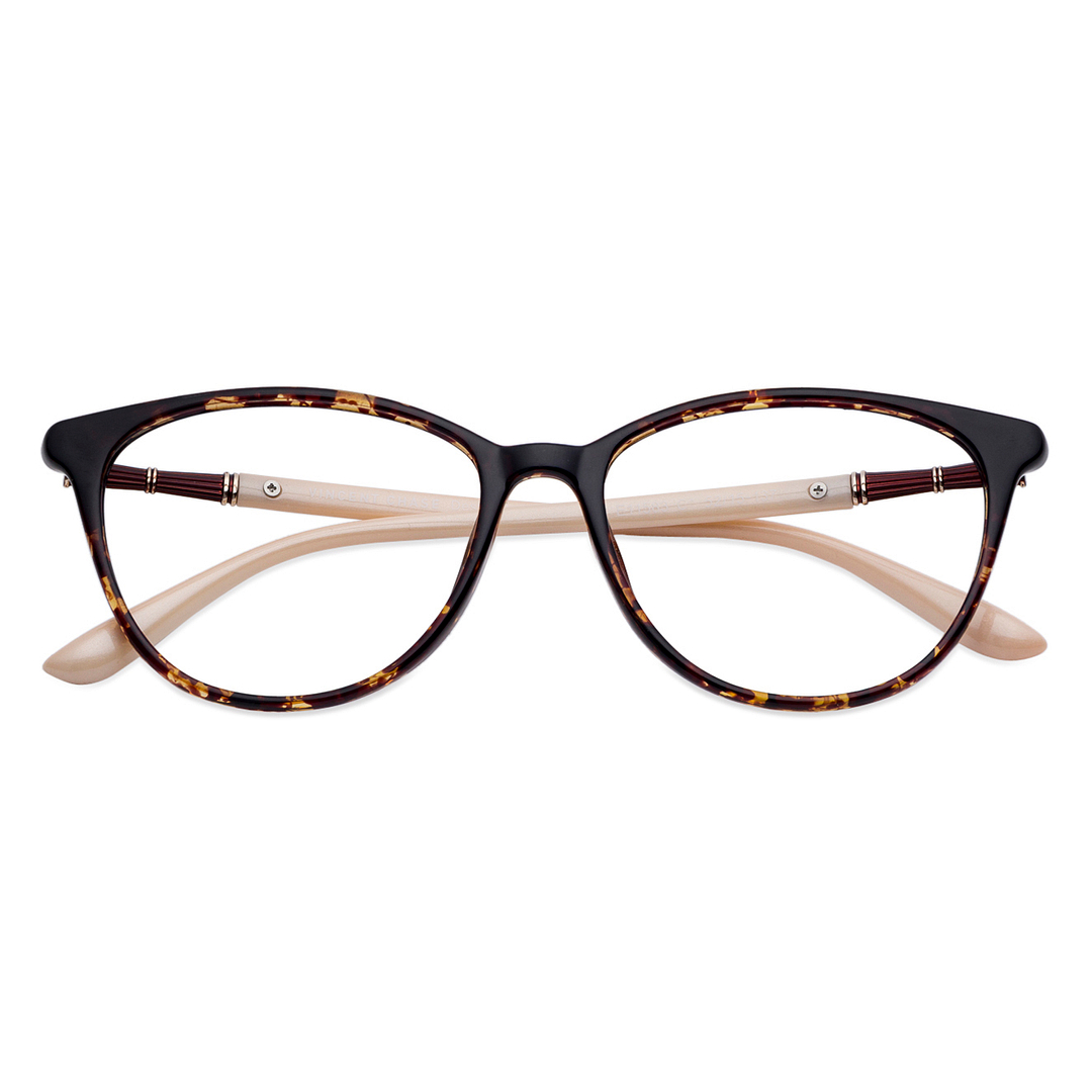 Lenskart Air Online Light Brown Full Rim Cat Eye left side
