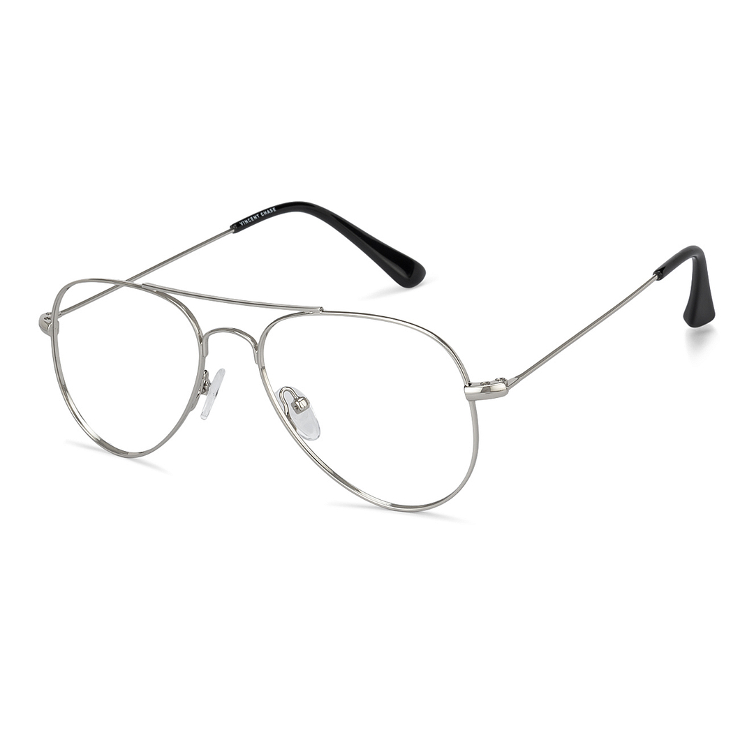 Vincent Chase Online Silver Full Rim Aviator right side