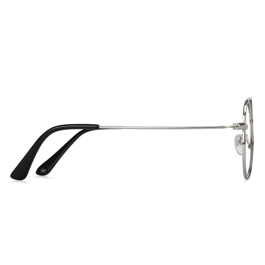 Vincent Chase Online Silver Full Rim Aviator left side