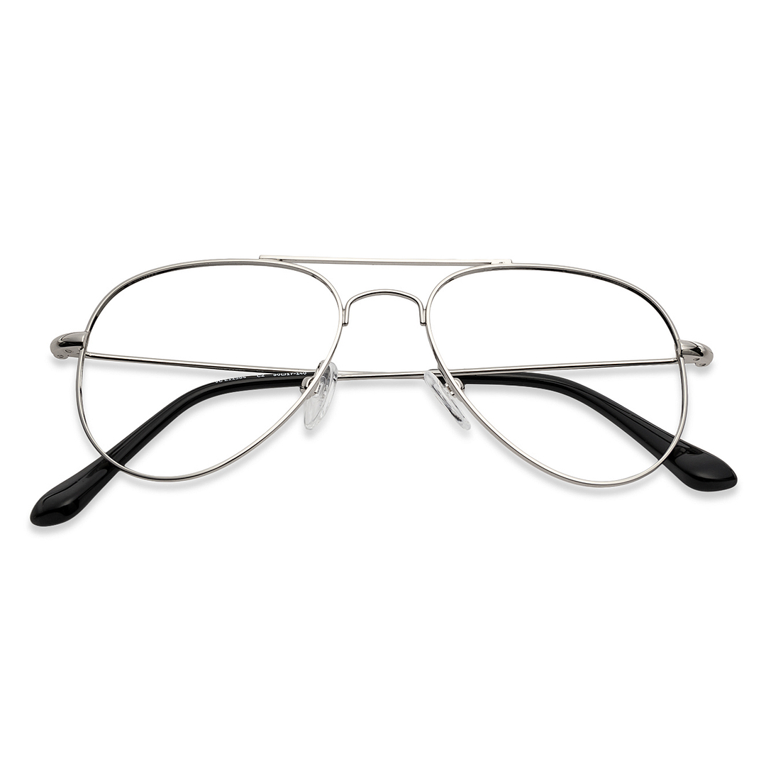 Vincent Chase Online Silver Full Rim Aviator right side