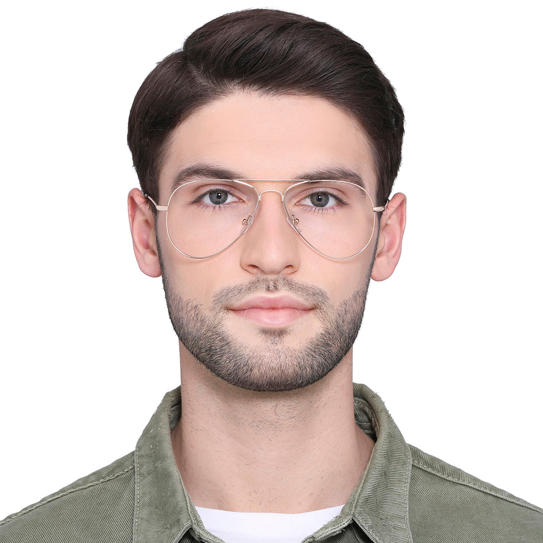Vincent Chase Online Gold Full Rim Aviator right side