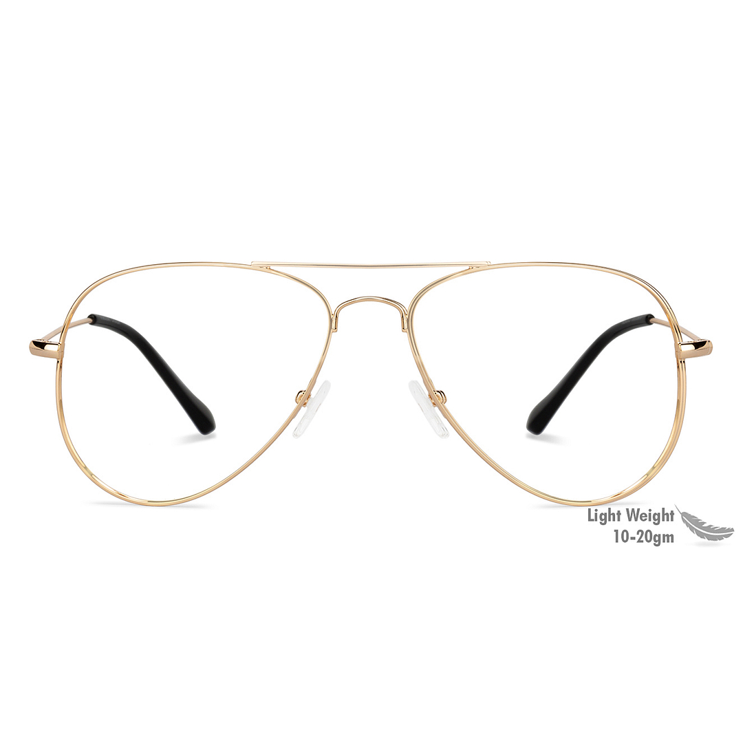 Vincent Chase Online Gold Full Rim Aviator right side