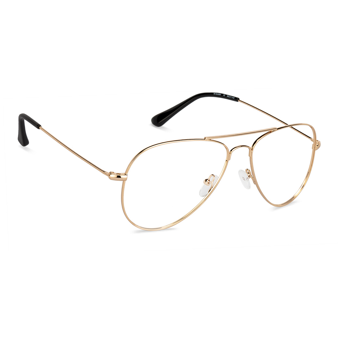 Vincent Chase Online Gold Full Rim Aviator left side