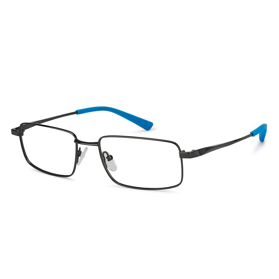 Lenskart Air Online Mid Gunmetal Full Rim Rectangle left side