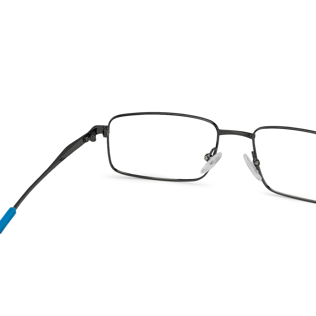 Lenskart Air Online Mid Gunmetal Full Rim Rectangle right side