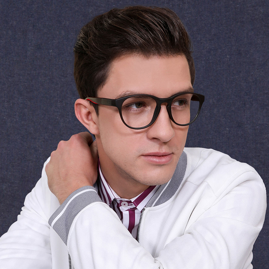 Lenskart Air Online Black Full Rim Round right side