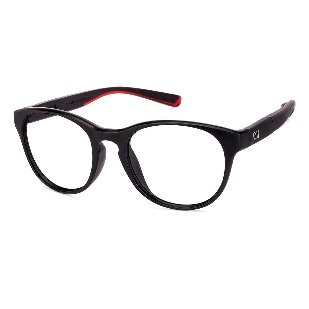 Lenskart Air Online Black Full Rim Round left side